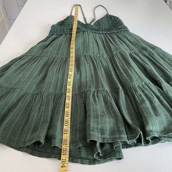 Aerie Dark Green Mini Dress - Picture 13 of 14